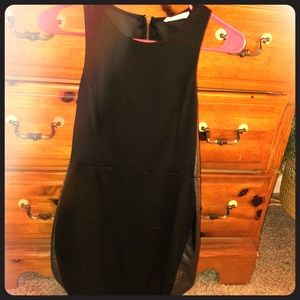 Black tight dress